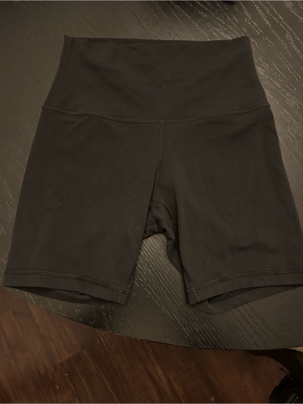 lululemon athletica Black High-Rise Athletic Bike Shorts